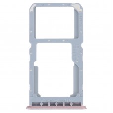 Pour Oppo A96 China SIM Card Tray + Sim / Micro SD Card Tray (Pink)