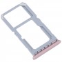 Для Oppo A96 China SIM -карта лоток + SIM -карта / лоток для карт Micro SD (розовый)