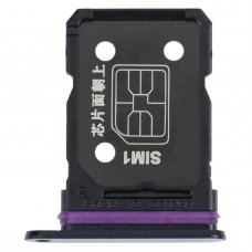 För Oppo Reno8 Pro + / Reno8 Pro 5G / Reno8 Pro China Sim Card Tray + Sim Card Tray (Black)