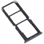 Pour Realme C30 SIM Card Tray + SIM Carte Tray + Micro SD Card Tray (noir)