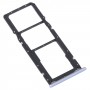 Pour Realme C31 SIM Carte Tray + SIM Card Tray + Micro SD Card Tray (Silver)