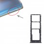 För Tecno Spark 7p KF7J SIM -kortfack + SIM -kortfack + Micro SD Card Tray (svart)
