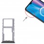 For Alcatel 1V 2020 5007 5007Z 5007W 5007U SIM Card Tray + Micro SD Card Tray (Grey)