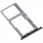 For Alcatel 1V 2020 Original SIM Card Tray + SIM / Micro SD Card Tray (Black)