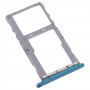 For Alcatel 3L 2020 Original SIM Card Tray + Micro SD Card Tray (Green)