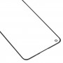 За OnePlus Nord 2 5G DN2101 DN2103 Външен стъклен обектив на предния екран (черен)