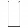 Para OnePlus Nord N200 5G DE2118 Lente de vidrio exterior de pantalla frontal (negro)