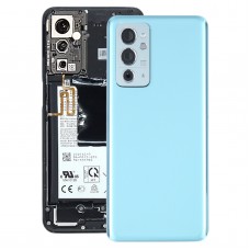 Para OnePlus 9RT 5G MT2110 MT2111 Tapa posterior de batería de vidrio original con lente de cámara (azul)