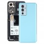 עבור OnePlus 9RT 5G MT2110 MT2111 כיסוי אחורי סוללת זכוכית מקורית עם עדשת מצלמה (כחול)