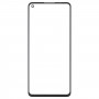 Pour OnePlus 9RT 5G MT2110 MT2111, lentille en verre extérieur à écran avant avec adhésif optiquement clair (noir) OCA (noir)