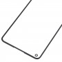 Для OnePlus 9RT 5G MT2110 MT2111 Внешнее стеклянное линзу OCA с оптически прозрачным клеем (черный)