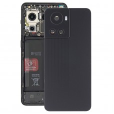 Pour la couverture arrière de la batterie OnePlus 10R / ACE avec objectif de caméra (noir)