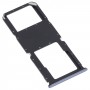 För OnePlus Nord N200 5G DE2118 / DE2117 SIM -kortfack + Micro SD -kortfack (grå)