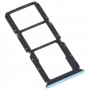 Per OnePlus Nord N200 5G DE2118 / DE2117 SIM Card VAY + SIM CARD CAGLIO + Micro SD Vestro (blu)