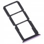对于OnePlus Nord N200 5G DE2118 / DE2117 SIM卡托盘 + SIM卡托盘 + Micro SD卡托盘（紫色）