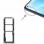 För OnePlus Nord N200 5G DE2118 / DE2117 SIM -kortfack + SIM -kortfack + Micro SD -kortfack (silver)