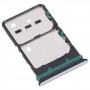 За OnePlus Nord CE 2 5G SIM карта тава + табла за SIM карта + табла за Micro SD карта (сребро)