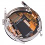 Alkuperäinen LCD-näyttö ja digitoija Koko kokoonpano kehyksellä Huawei-kello GT 3 46mm MIL-B19 (hopea)