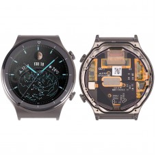 ორიგინალი LCD ეკრანი და Digitizer სრული ასამბლეა ჩარჩოსთვის Huawei Watch GT 2 Pro Vid-B19 (ნაცრისფერი)
