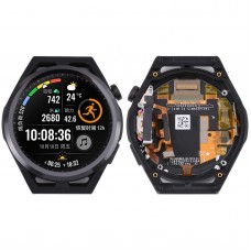 Oryginalny ekran LCD dla Huawei Watch GT Runner Digitizer Pełny zespół z ramką
