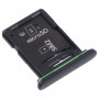 Bac de carte SIM d'origine + plateau de carte SIM / Micro SD Card Tray pour Sony Xperia 10 III (noir)