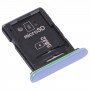 Eredeti SIM -kártya tálca + SIM kártya tálca / Micro SD kártya tálca a Sony Xperia 10 III -hez (kék)