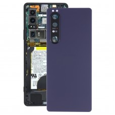 Original Battery Back Cover with Camera Lens for Sony Xperia 1 III(Purple)