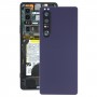 Couvercle arrière de la batterie d'origine avec objectif de la caméra pour Sony Xperia 1 III (violet)