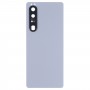 Original Battery Back Cover with Camera Lens for Sony Xperia 1 III(Silver)