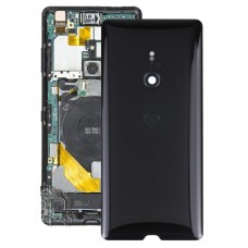 Оригинальная задняя крышка батареи с отпечатком пальца для Sony Xperia XZ3 (черный)