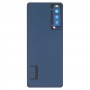 Original Battery Back Cover with Fingerprint for Sony Xperia 10 II(Blue)
