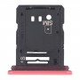 Plateau de carte SIM + plateau de carte micro SD pour Sony Xperia 10 III (rouge)