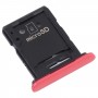 SIM -kártya tálca + Micro SD kártya tálca a Sony Xperia 10 III -hez (piros)