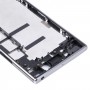 צלחת לוחית מסגרת אמצעית מקורית עבור Sony Xperia XZ Premium (כסף)