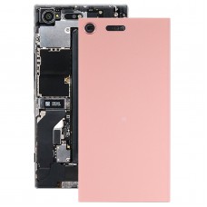 Coperchio posteriore della batteria originale con obiettivo per fotocamera per Sony Xperia XZ Premium (rosa)