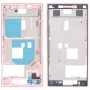 Средна рамка на рамката за Sony Xperia X Compact (розово)