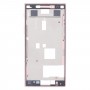 შუა ჩარჩოს ბეზელის ფირფიტა Sony Xperia x კომპაქტისთვის (ვარდისფერი)
