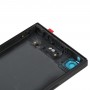 Couvercle arrière de la batterie d'origine avec couvercle de l'objectif de la caméra pour Sony Xperia XZ1 Compact (noir)