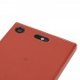 Ursprüngliche Batterie zurück -Abdeckung mit Kamera -Objektivabdeckung für Sony Xperia XZ1 Compact (Orange)