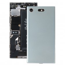 ორიგინალური ბატარეის უკანა საფარი კამერის ობიექტივის საფარით Sony Xperia XZ1 კომპაქტისთვის (ლურჯი)