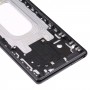 Para Sony Xperia 1 placa de bisel de marco medio original (negro)