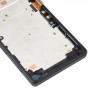 Sony Xperia Z2A D6563 digiteerija täiskoostu algne vedelkristallekraani ekraan raamiga (must)