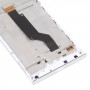 Pantalla LCD original para Sony Xperia XA1 G3116 Digitizador Conjunto con marco (blanco)
