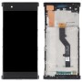Oryginalny ekran LCD dla Sony Xperia XA1 Plus G3416 Digitizer Pełny zespół z ramką (czarny)