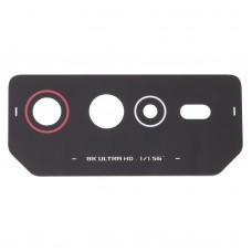 Para ASUS ROG Phone 6 AI2201-C AI2201-F Back Camera Lens (rojo negro)