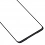 Para ASUS ROG Phone 5 Pro ZS673KS Lente de vidrio exterior de pantalla frontal con OCA ópticamente transparente adhesivo (negro)