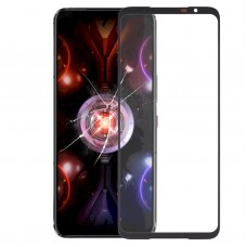For Asus ROG Phone 5S / 5S Pro ZS676KS Front Screen Outer Glass Lens with OCA Optically Clear Adhesive (Black) 