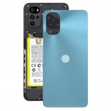 Motorola Moto G22のオリジナルバッテリーバックカバー（青）