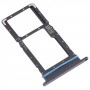 Vesto della scheda SIM + vassoio per schede micro SD per Motorola Edge 20 Lite (nero)
