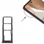 Pour Motorola Moto G32 SIM Carte Tray + SIM Card Tray + Micro SD Card Tray (noir)